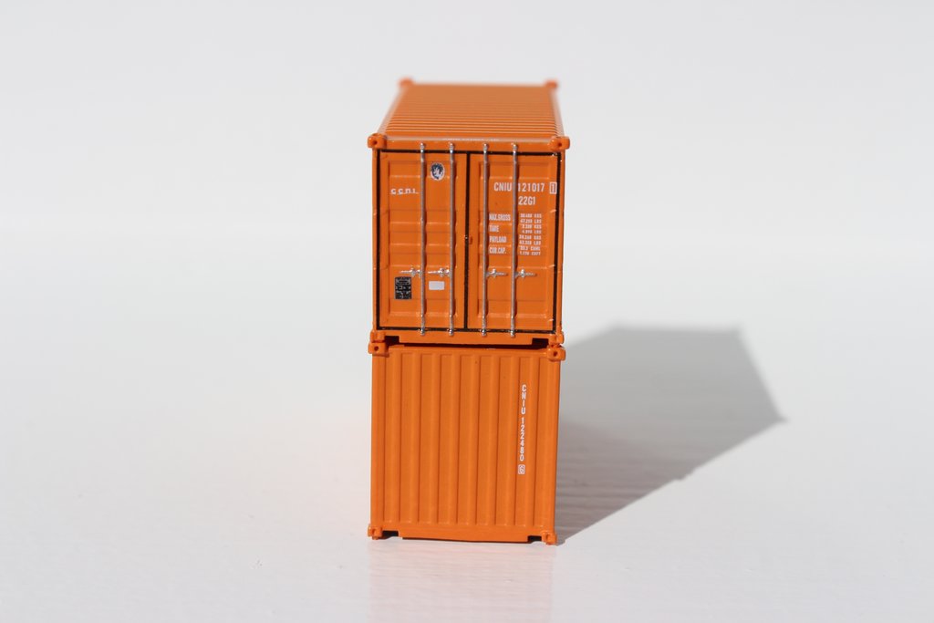 Jacksonville Terminal Company N 205306 20' Standard Height Container CCNI 2-Pack