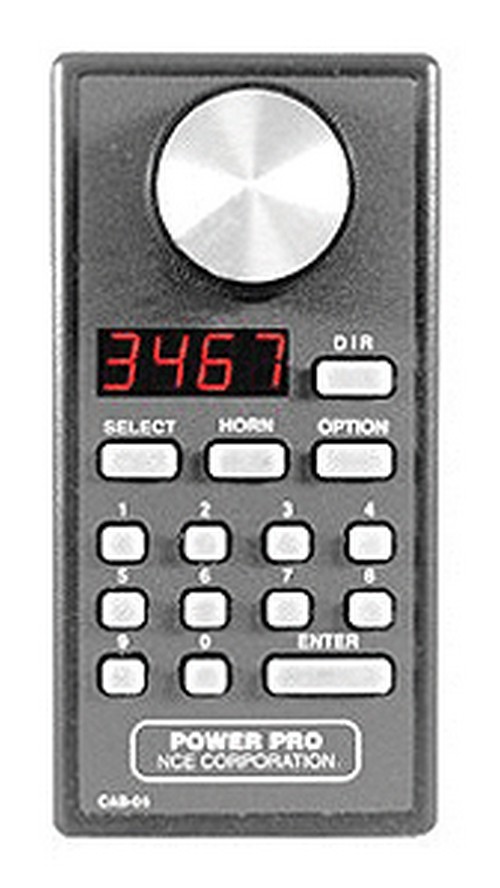 NCE DCC 5240044 Cab06pr Throttle with LED Display and Radio Equipped