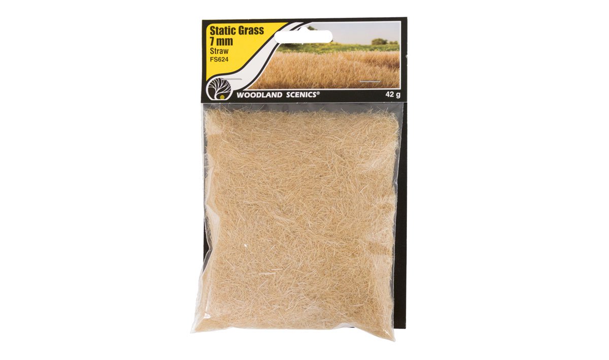 Woodland Scenics FS624 Static Grass 7 mm Straw