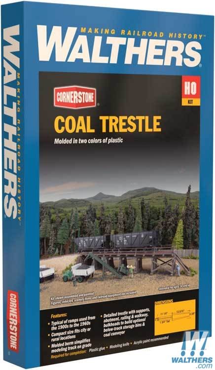 Walthers Cornerstone HO 933-4093 Coal Trestle - Kit