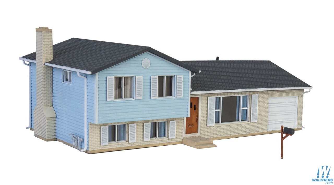 Walthers Cornerstone HO 933-3794 Split Level House - Kit