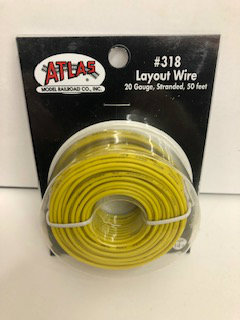 Atlas 319 Layout Wire 20 Gauge Stranded 50 feet Blue