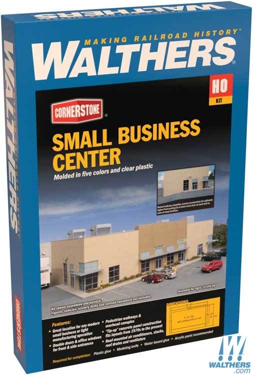 Walthers Cornerstone HO 933-4132 Small Business Center - Kit