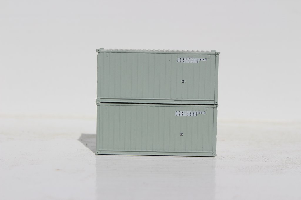 Jacksonville Terminal Company N 205344 20' Standard Height Container SEA LAND 2-Pack
