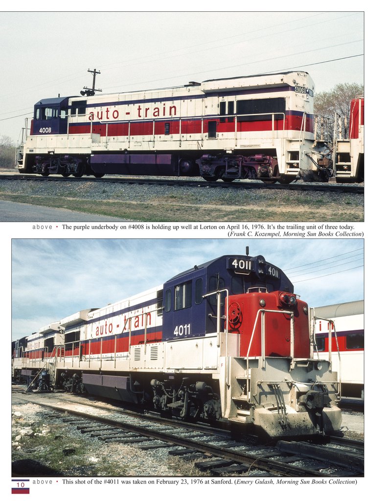 Morning Sun Books 1675 Auto-Train Color