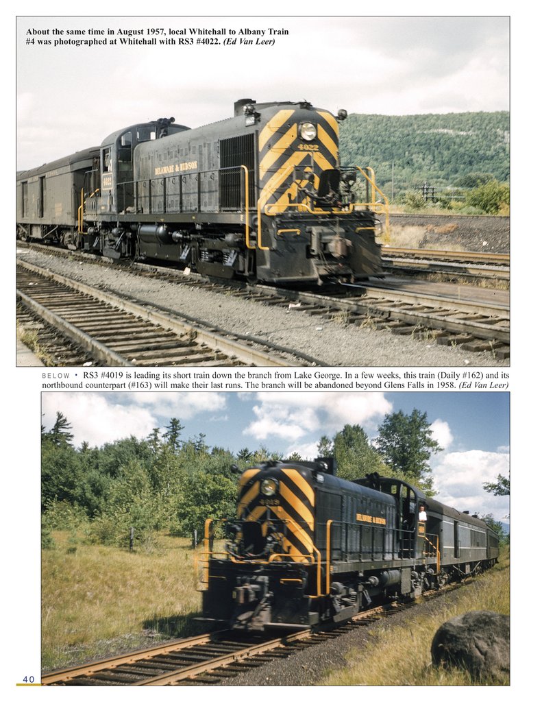 Morning Sun Books 1677 Delaware & Hudson Railway Through Passenger Service in Color