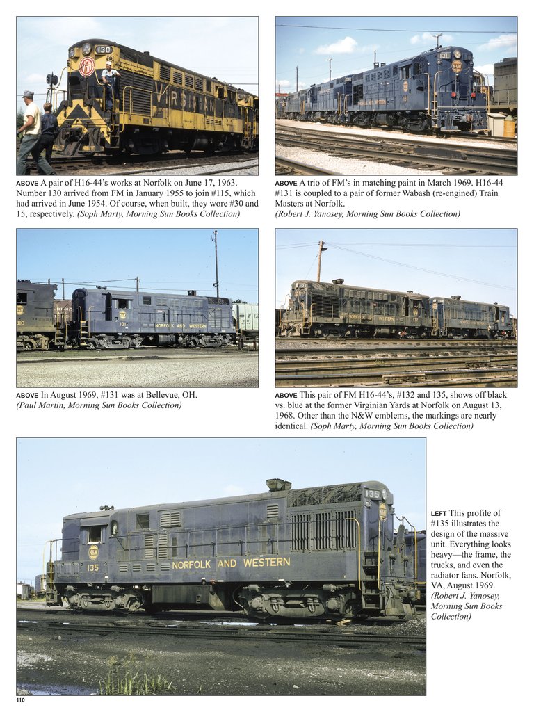 Morning Sun Books 1678 Norfolk & Western Railway in Color Volume 2 1955-82 1st Generation Road Switchers