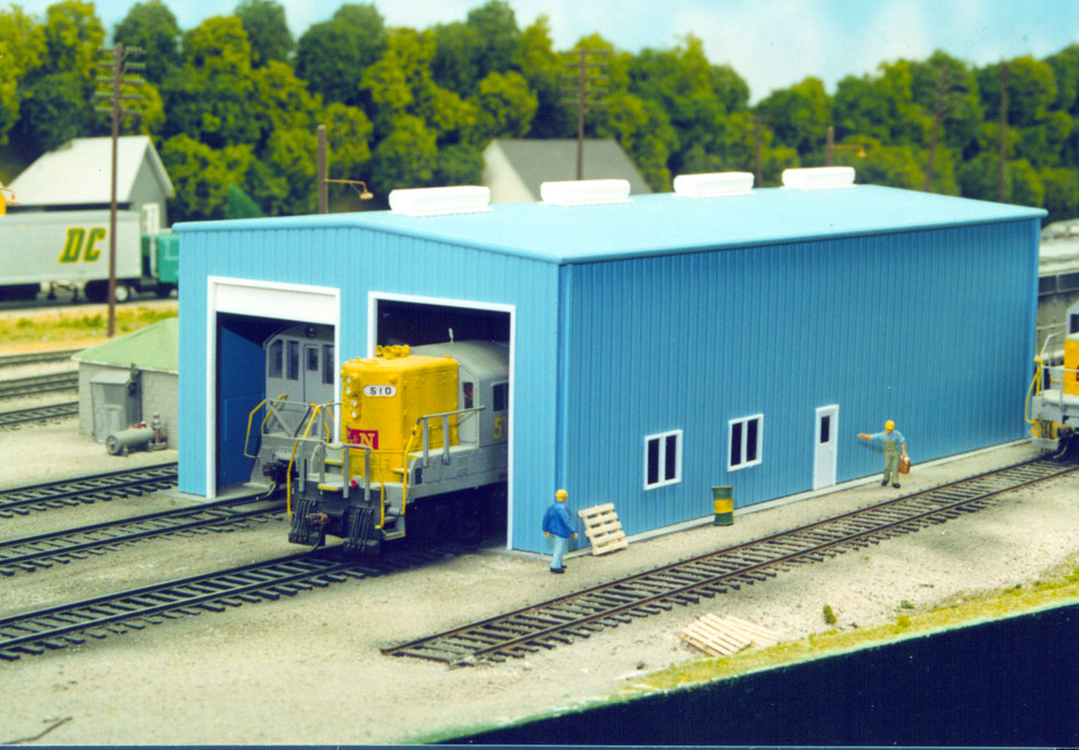 Pikestuff HO 541-0008 Engine House 1 or 2 Doors - Kit