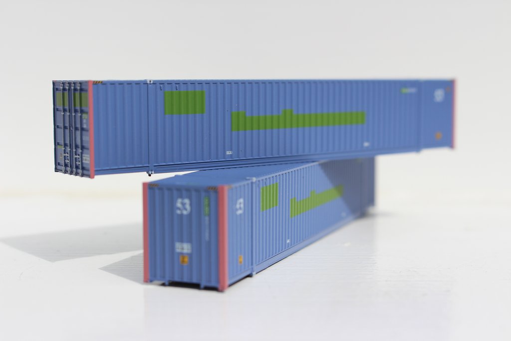 Jacksonville Terminal Company N 535066 53' High Cube Container COFC LOGISTICS 2-Pack