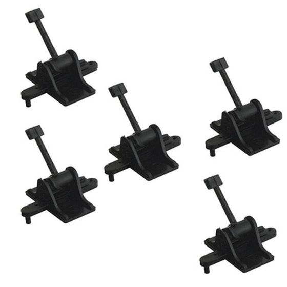 Caboose Industries 5202S Ground Throw - Sprung with .190" travel for HO & S - 5 pack