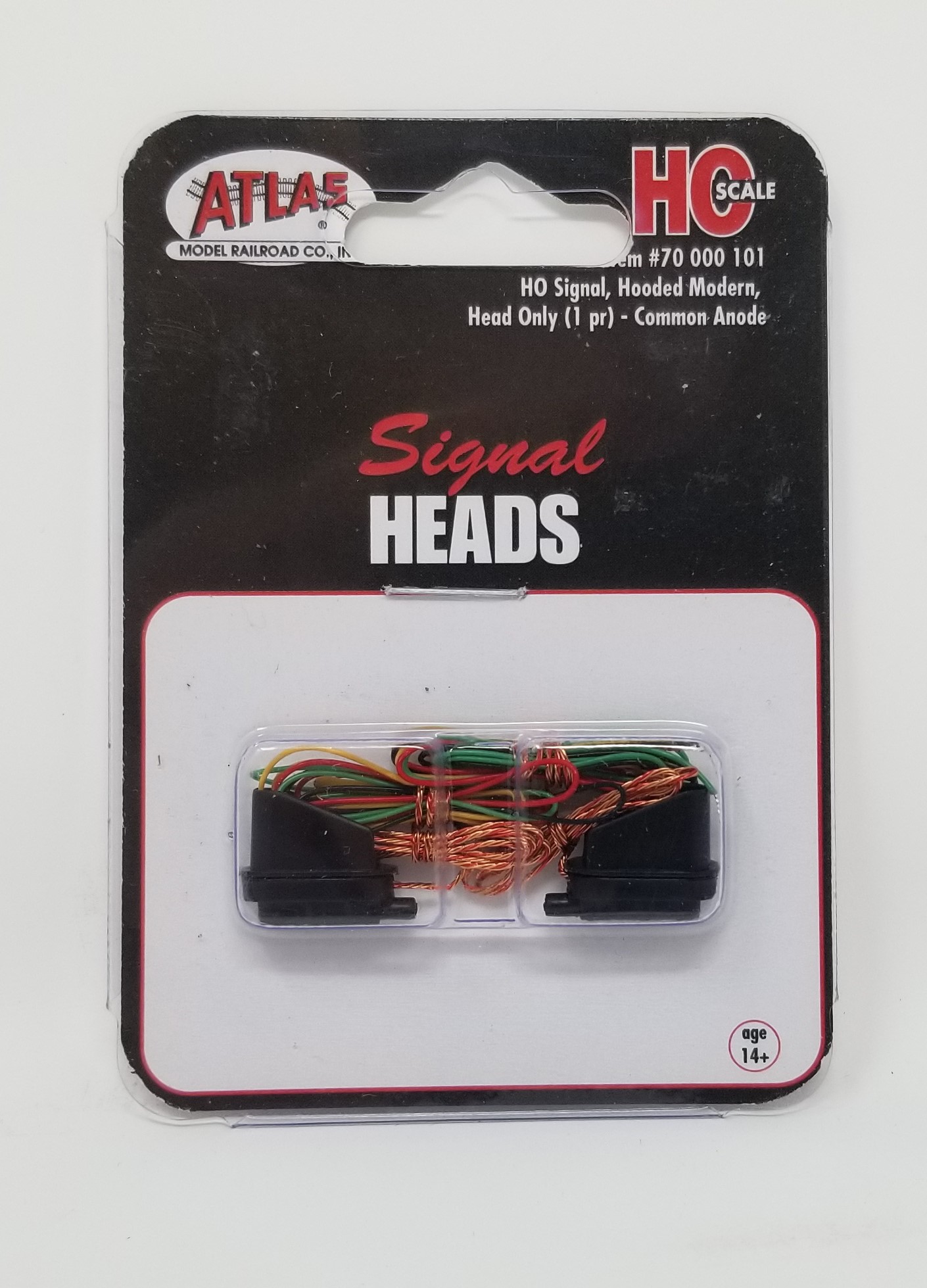 Atlas HO 70000101 Railroad Signal System - Signal - Hooded Modern Head Only