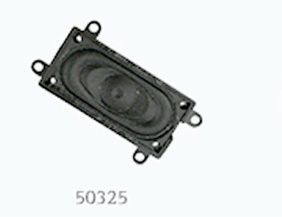 ESU DCC Speaker 50325 16mm x 35mm Square 8 ohm 1 watt with Sound Chamber