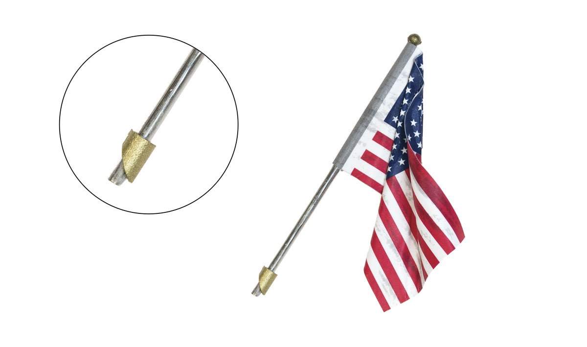 Woodland Scenics HO/N JP5953 Just Plug Lighting System - US Flag Small - Wall Mount - Spotlight