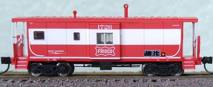 Bluford Shops N 44091 International Car Company Bay Window Caboose Frisco SLSF #1735