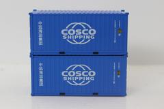 Jacksonville Terminal Company N 205315 20' Standard Height Container COSCO SHIPPING 2-Pack