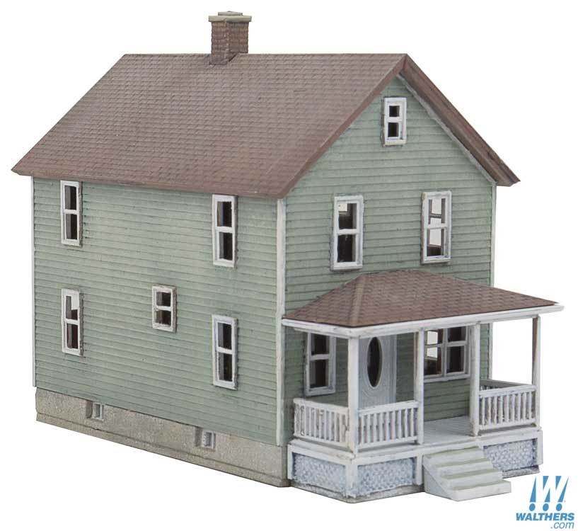 Walthers Cornerstone N 933-3888 Two-Story Frame House - Kit