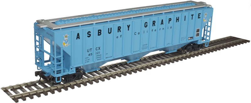 Atlas Trainman HO 20005456 Thrall 4750 3-Bay Covered Hopper Union Tank Car  'Asbury Graphite' UTCX #45123