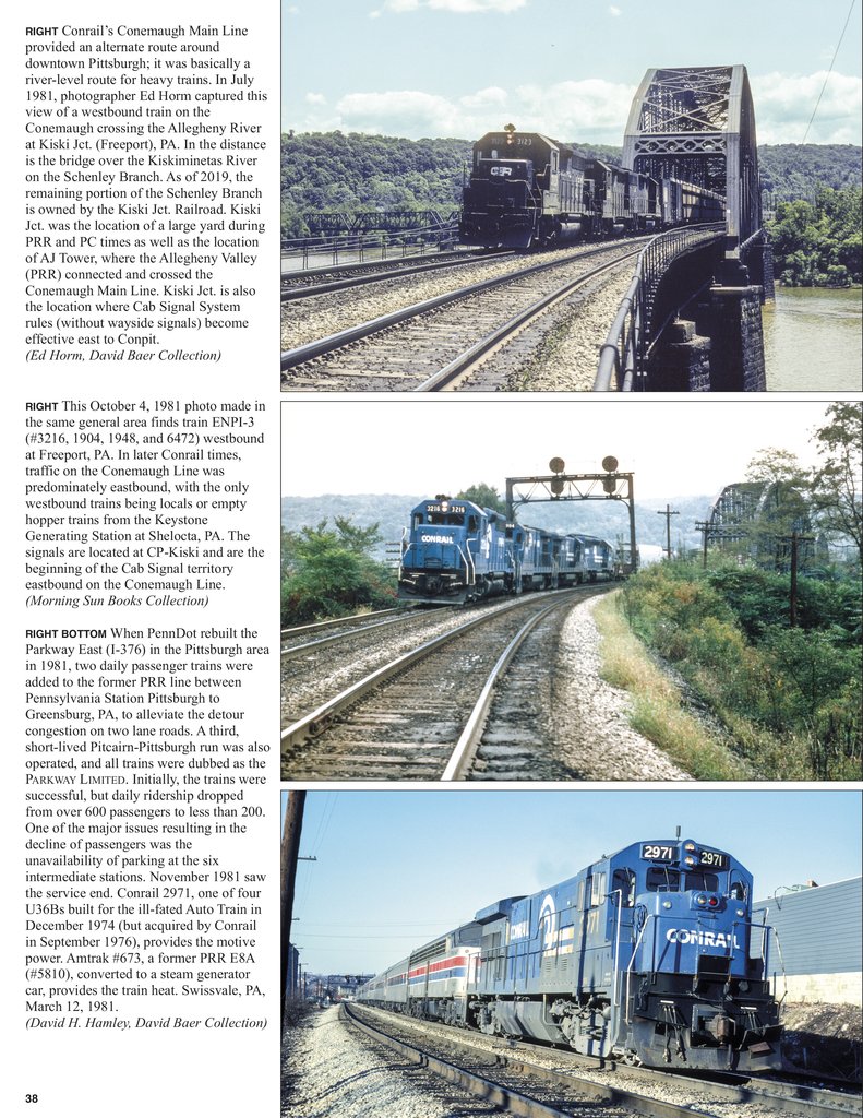 Morning Sun Books 1700 Penn Central in the Conrail Era Volume 2: 1980-1984