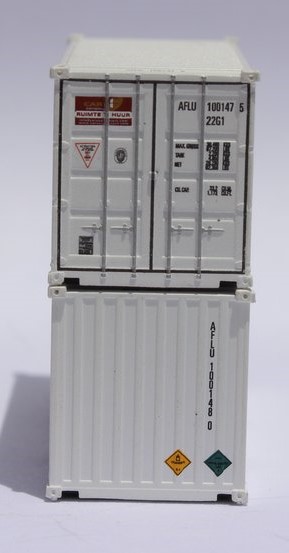 Jacksonville Terminal Company N 205357 20' Standard Height Container AIR FLOW 2-Pack