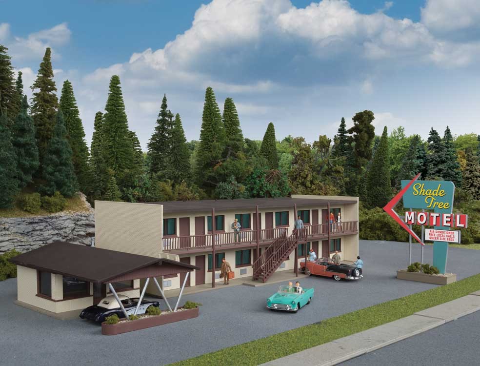 Walthers Cornerstone HO 933-3488 Vintage Motor Hotel - Kit