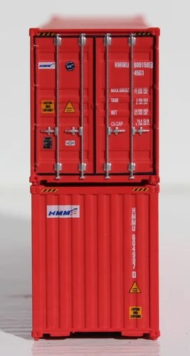 Jacksonville Terminal Company N 405077 40' High Cube  Container HMM 2-Pack
