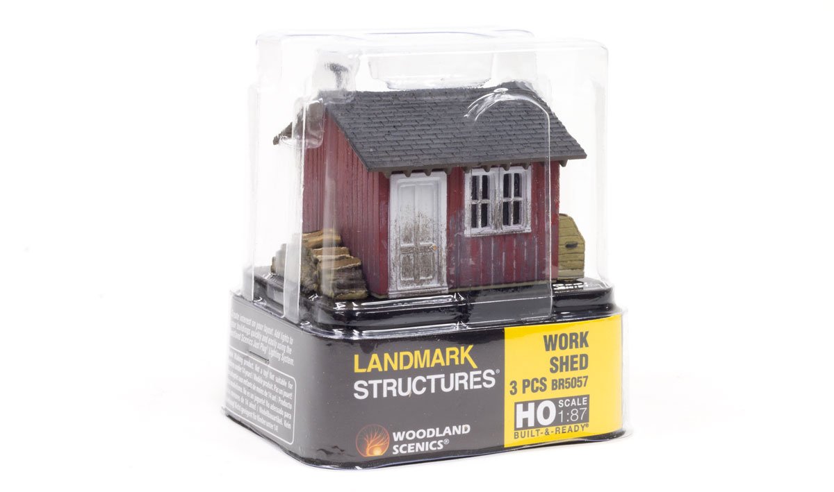 Woodland Scenics BR5057 HO Built Up Work Shed