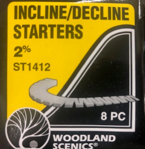 Woodland Scenics ST1412 2% Incline/Decline Starters 