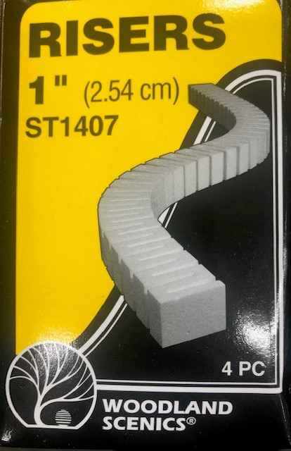 Woodland Scenics ST1407 Risers - 1 inch