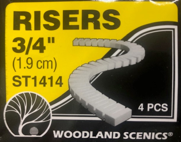 Woodland Scenics ST1414 Risers - 3/4 inch