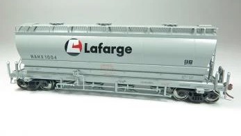 Rapido Trains Inc HO 133011-5 ACF 3500 Cu Ft ‘Flexi Flo’ Covered Hopper Lafarge NAHX #1011