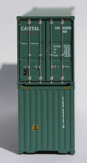 Jacksonville Terminal Company N 405017 40' High Cube Container CAPITAL 2-Pack
