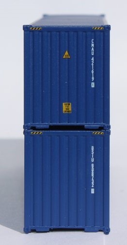 Jacksonville Terminal Company N 405089M 40' High Cube Container CMA CGM 'Mix Pack C' 2-Pack