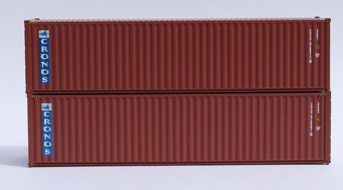 Jacksonville Terminal Company N 405016 40' High Cube Container CRONOS 2-Pack