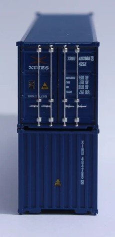 Jacksonville Terminal Company N 405303 40' Standard Height Corrugated Container XINES LIMITED 2-Pack