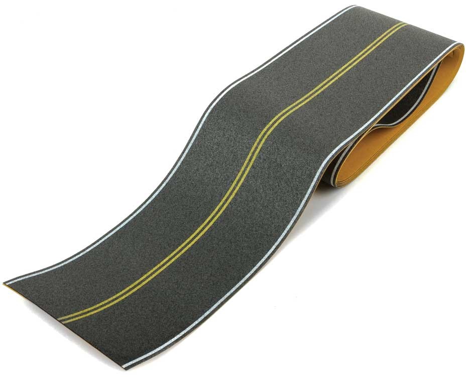 Walthers SceneMaster HO 949-1252 Flexible Self-Adhesive Paved Roadway - Vintage and Modern No Passing Zone
