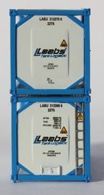 Jacksonville Terminal Company N 205236 20' Standard Tank containers LAABS 2 pack