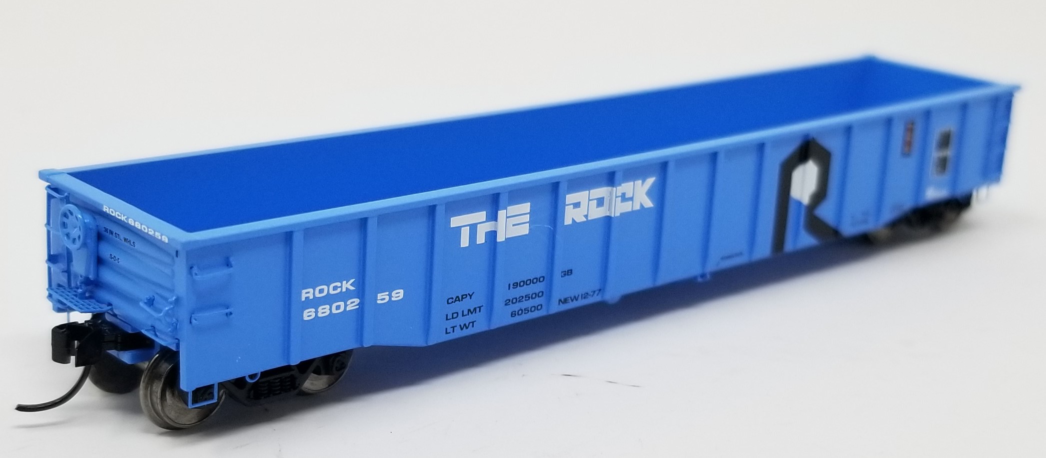 Trainworx N 25243-22 Thrall 52’6 Gondola Car 'The Rock' Rock Island ROCK #680210