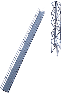 Walthers Cornerstone HO 933-2940 Conveyor Bridge and Support Tower - Photo-Etched Kit
