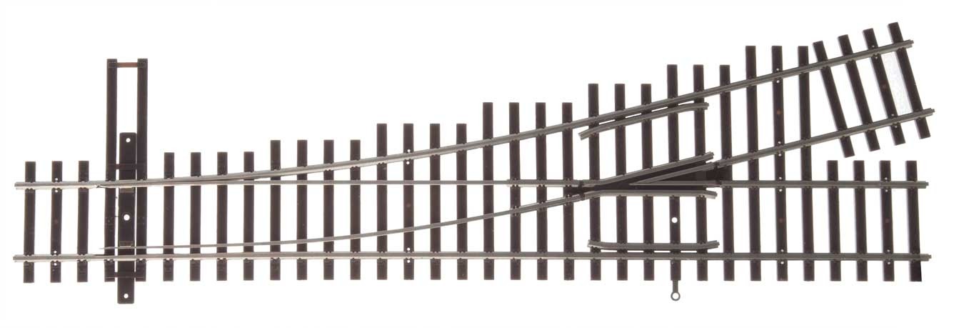 WalthersTrack HO 948-83014 Code 83 Nickel Silver DCC Friendly Number 4 Turnout - Right Hand