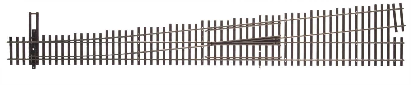 WalthersTrack HO 948-83022 Code 83 Nickel Silver DCC Friendly Number 10 Turnout - Right Hand