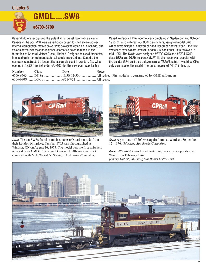 Morning Sun Books 1722 Canadian Pacific Power In Color Volume 1: Switchers