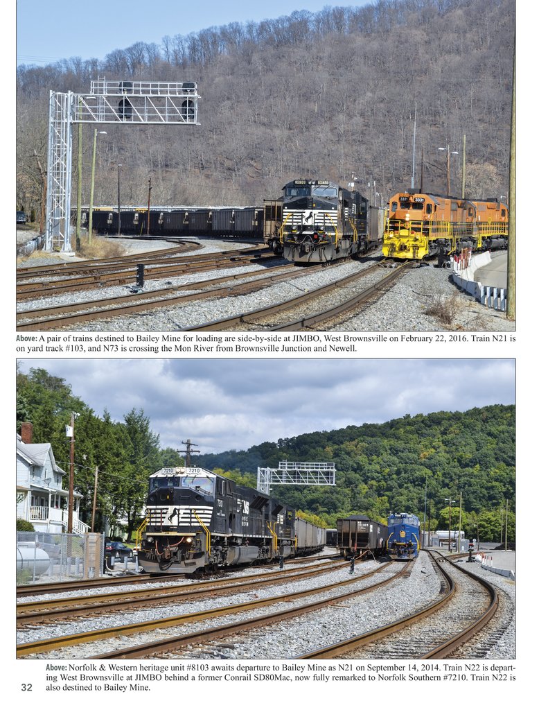 Morning Sun Books 1725 The Monongahela Railway In Color Volume 3: The Conrail & NS Era