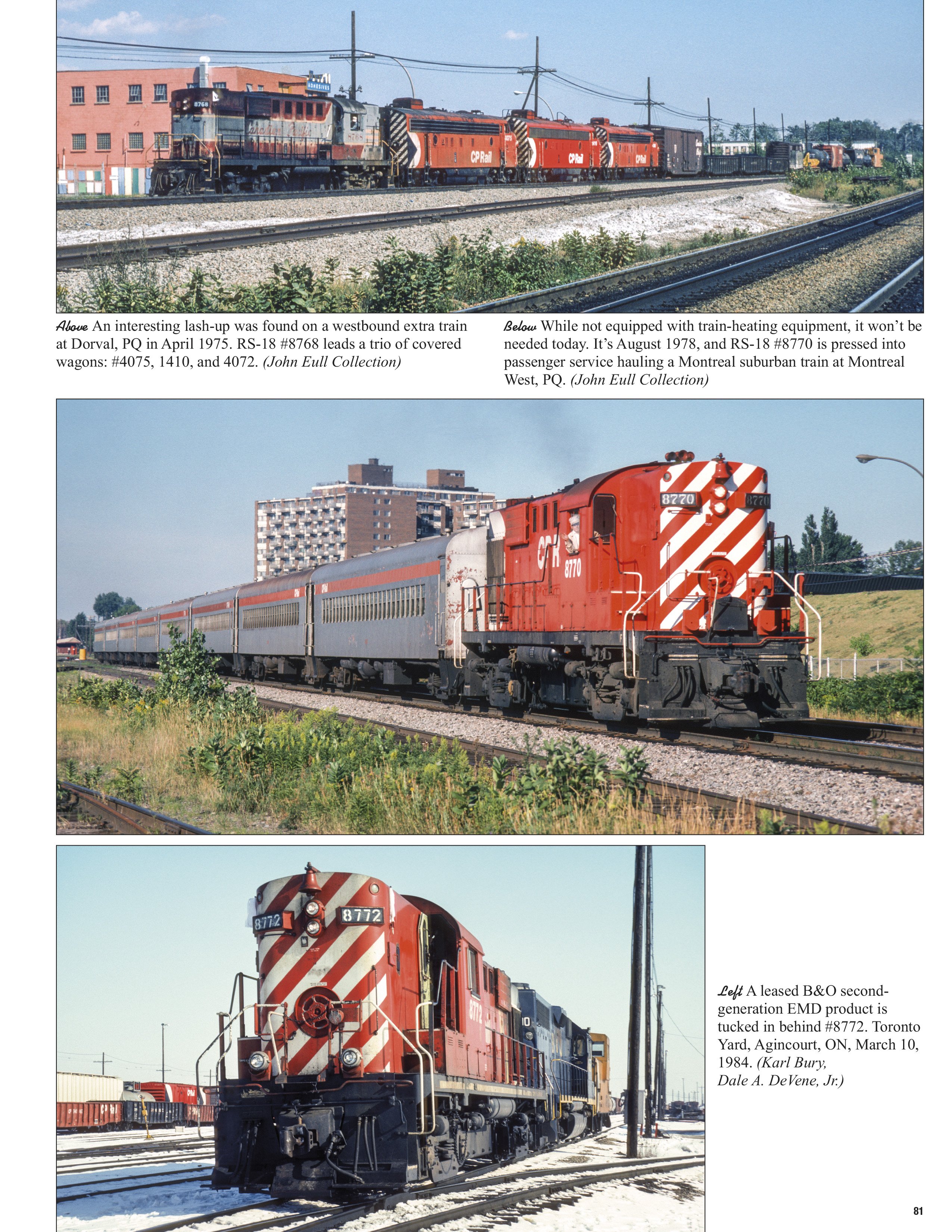 Morning Sun Books 1728 Canadian Pacific Power In Color Volume 2: First Generation Roadswitchers