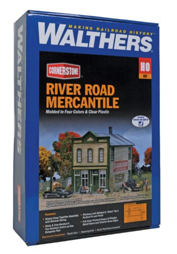 Walthers Cornerstone HO 933-3650 River Road Mercantile - Kit