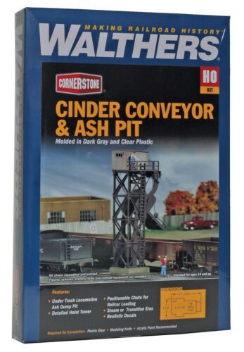Walthers Cornerstone HO 933-3181 Cinder Conveyor & Ash Pit - Kit