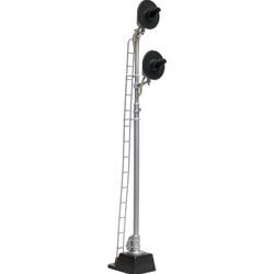 Atlas HO 70000091 Railroad Signal System - Signal - Searchlight Double Head No Cabinet - SP/SF