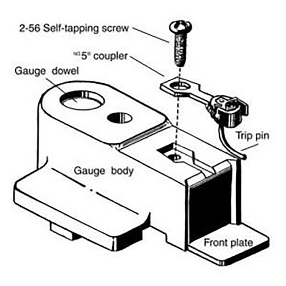 Kadee HO #205 Metal Multi-Purpose Coupler Height Gauge - Kit