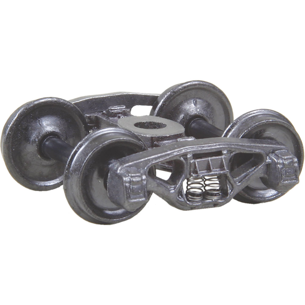 Kadee HO #550 Bettendorf 50-ton Self Centering Trucks with 33 inch Smooth Back Wheels Metal Fully Sprung - 1 Pair