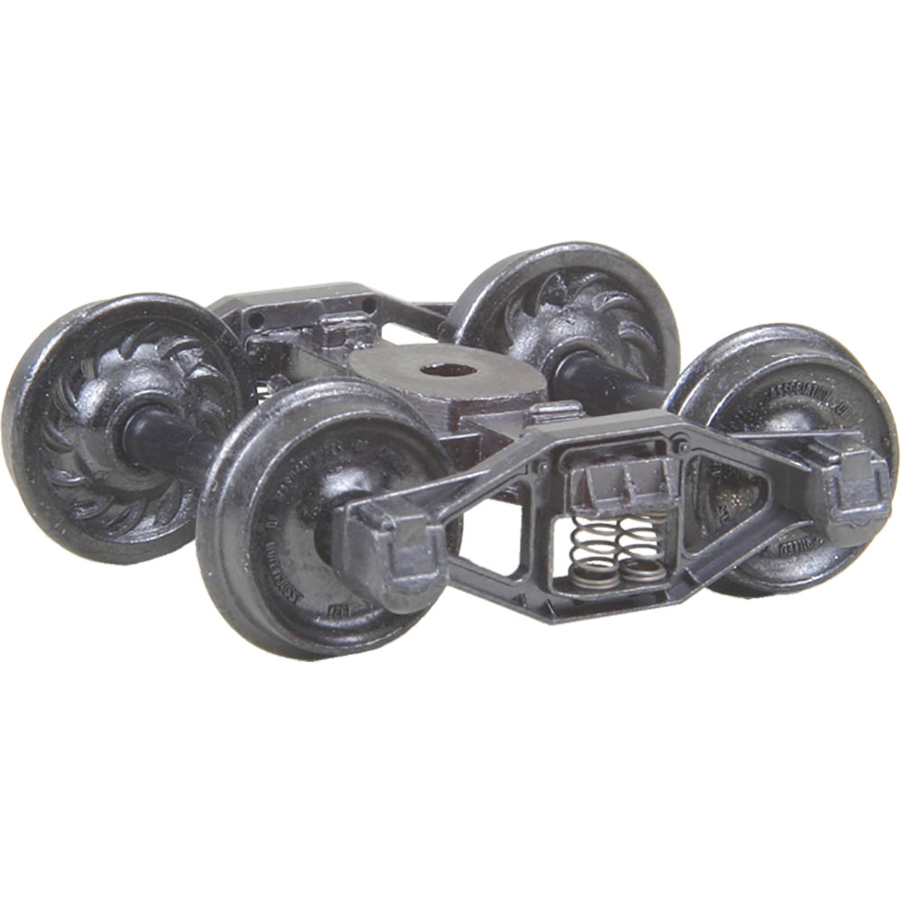 Kadee HO #511 Bettendorf T-Section Trucks with 33 inch Ribbed Back Wheels Metal Fully Sprung - 1 Pair