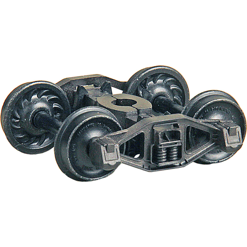 Kadee HO #572 Bettendorf T-Section Self Centering Trucks with 33 inch Ribbed Back Wheels 'HGC'  - 1 Pair